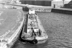 The laden tanker barge DUNLIN C.
