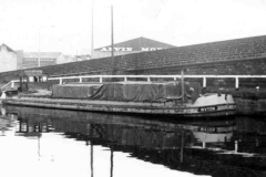 Ryton moored close to a warehouse.