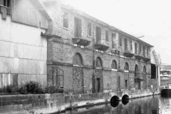 A canal warehouse in Leeds.