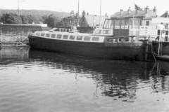 Elizabeth B as a floating club house.
