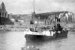 A postcard image of the ELVIER. 