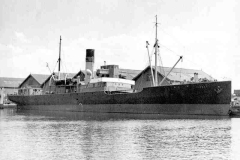 Associated Humber Lines SS Irwell in West Dock North, Goole.