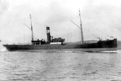 SS Mopsa off Trent Falls on the Humber Estuary in 1912.