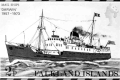 The Royal Mail Ship Darwin.