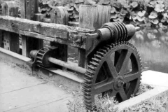An example of a canal lock mechanism.