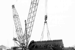 The pontoon of No 4 hoist.