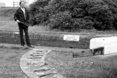 A plaque recording the damage to Tinsley Lock on December 15, 1940.