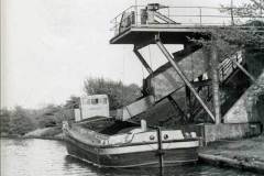 Prodesse at the British Oak Colliery staithe.