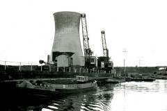 Barges at Thornhill Power Station.