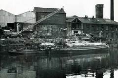 Barges unloading at Wakefield.