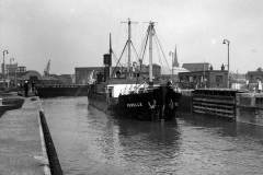 PERELLE passing through Ocean Lock.