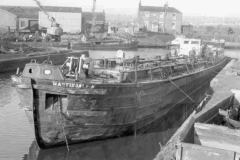 Martindale H awaiting being cut up for scrap.