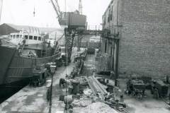 A view across Goole\'s Railway Dock.