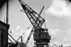 The  50-ton electric crane in Goole Docks.