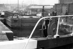 Compartment boats entering  Thorne Lock.
