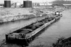 A tug and compartment boats.