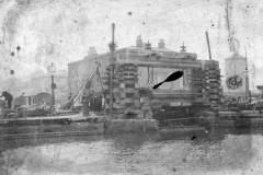 Building the new Lowther Bridge.