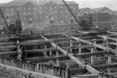 Construction work in Goole Docks.