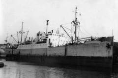 The Soviet era MV Pulkovo in Goole Docks.