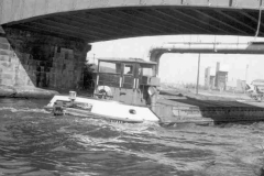 Olgar passing under South Moor Lane Bridge.