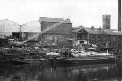 John Hunt & Sons Ltd barges being unloaded.