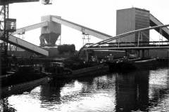 Unloading coal at a power station