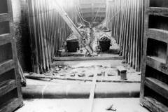 Extensive lock construction works.