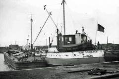 Barges in Hull Docks