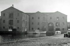 The Sowerby Bridge Canal Basin warehouses.