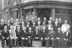 Goole's Royal Hotel Outings Club prior to departure.