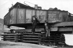 The demolished Lowther Bridge.