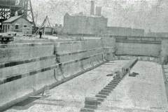 The empty No 2 Dry Dock.