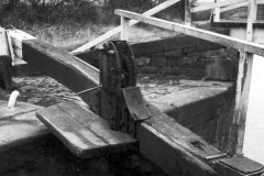 A Calder and Hebble Navigation lock gate paddle.