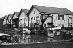 The 1877 canal warehouse at Dewsbury.