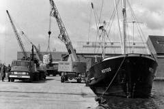 NOTOS at the new quay in Ouse Dock.