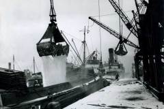 Loading a barge at Goole