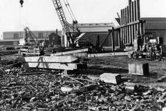 Infilling Harbour Basin, Goole.