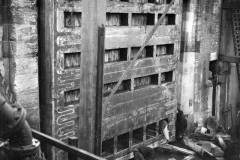 Victoria Lock inner gate under repair.