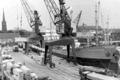 Discharging timber from Christian Mattiesen.