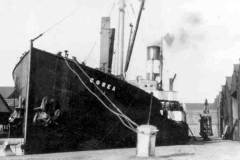 Corea berthed in Railway Dock.