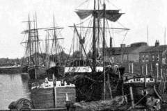 Sailing vessels at Goole.