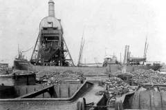 SOUTHWARK at No 3 Compartment Boat Hoist.