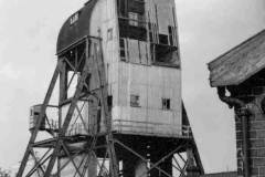 The derelict No 5 Compartment Boat Hoist.