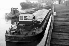 Barges at the Middle Pier, Goole.