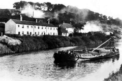 A Humber keel or sloop under tow.