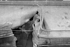 Damage to a Whitaker tanker barge.