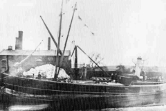 Pioneer having unloaded its cargo.