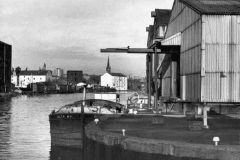 Barges Beta BW and Trent 37 in Leeds Docks.