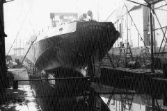 BURTONDALE H on a slipway.