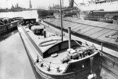 The motor barge Coalite in port.